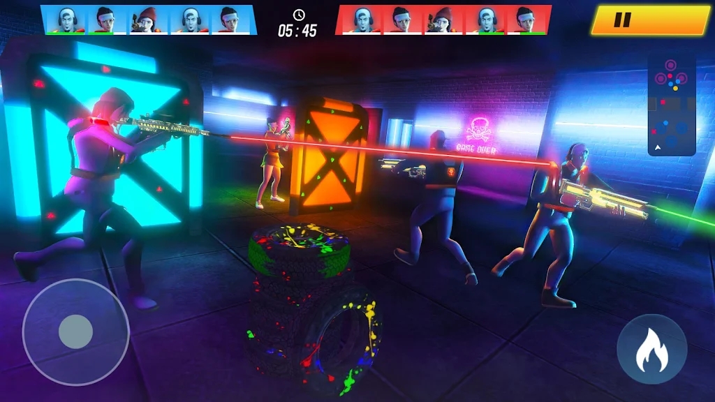 激光标记枪射击（Laser Shooting）