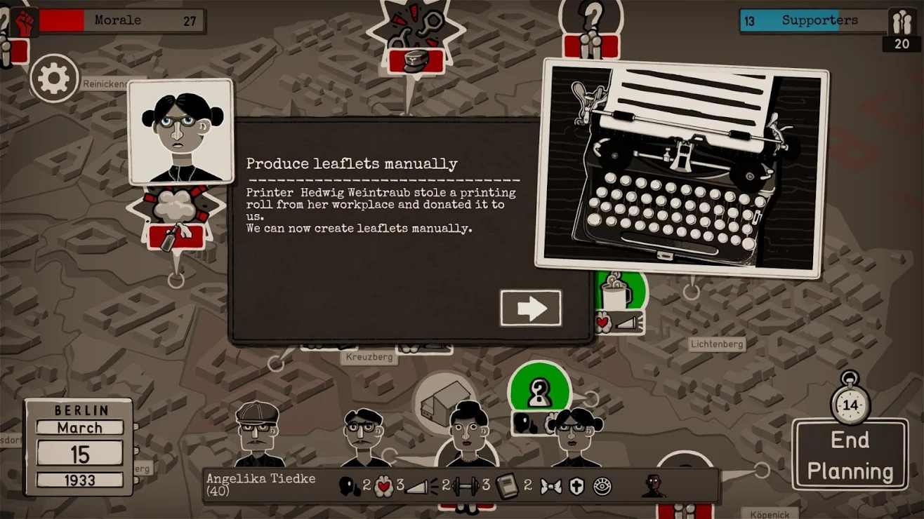 穿越最黑暗的年代作弊菜单（Through the Darkest of Times）