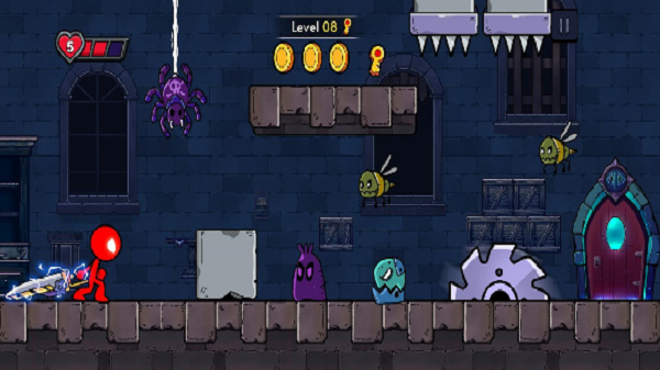 红色火柴人大师最新版（Red Stickman）