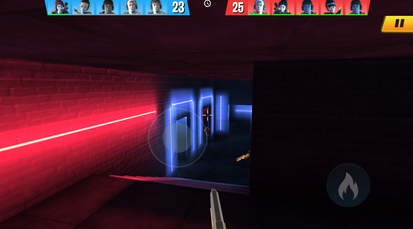 激光标记枪射击