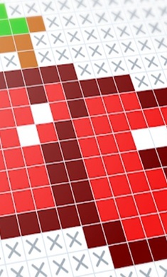 图片交叉像素拼图（Nonogram Color）