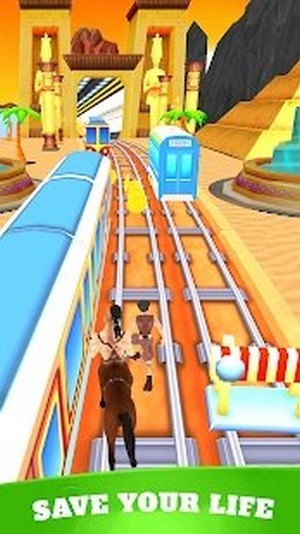 运行地铁竞赛游戏（Run Subway Fun Race 3D）
