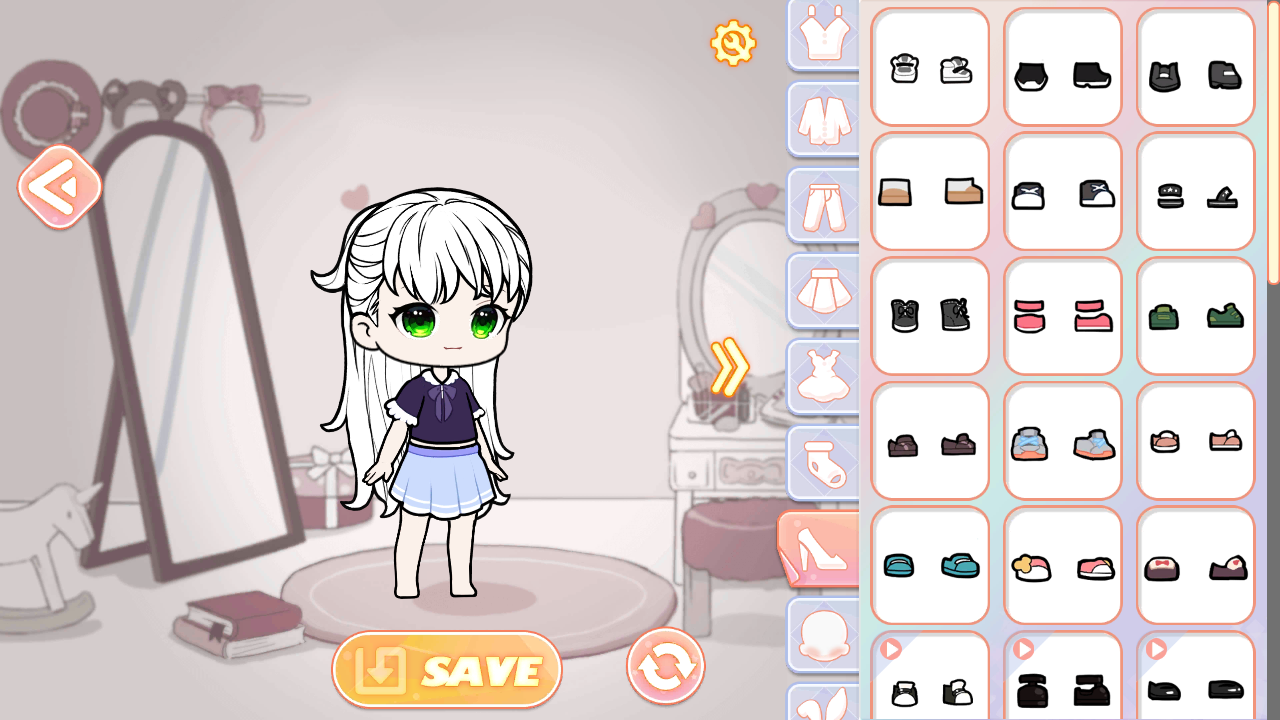 优优的换装娃娃装扮小屋