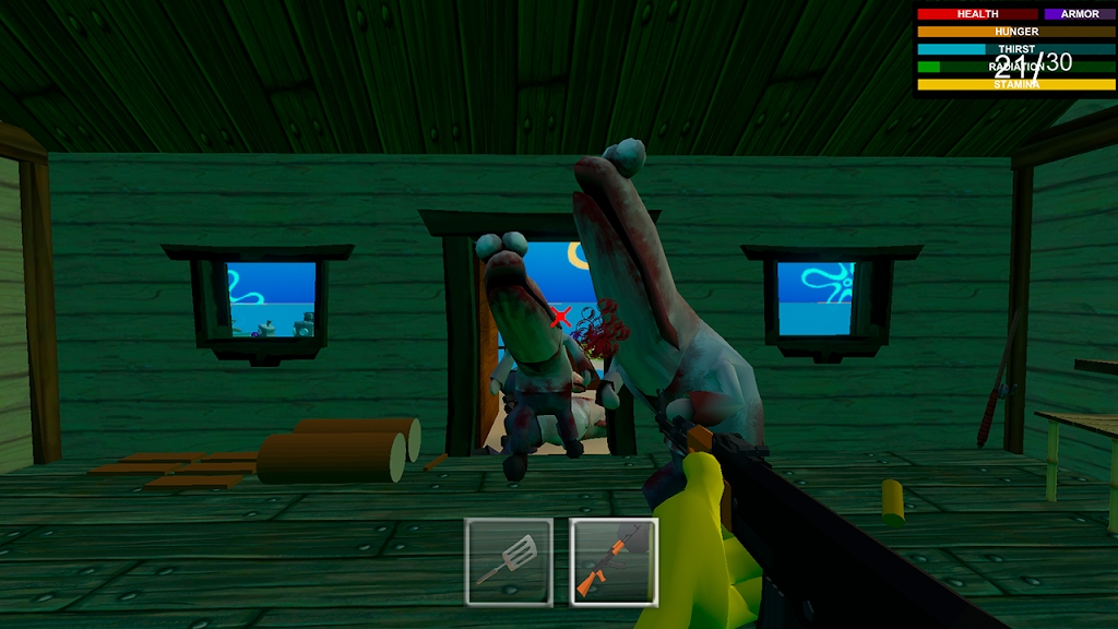 比基尼泳裤僵尸生存(Bikini Bottom Zombie Survival)