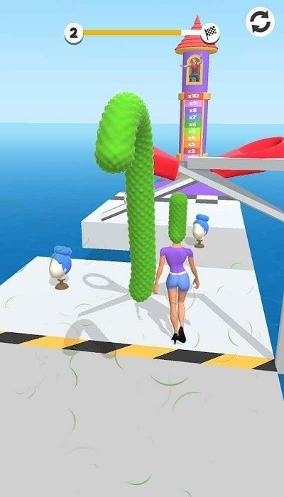 姐的头发我老高了